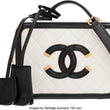 Chanel Small Vanity Case White