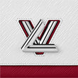 LV Twist MM Epi Blanc/Scarlet