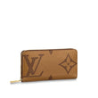 LV Monogram Reverse Zippy Wallet Brown