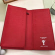 LV Brazza Wallet Epi Leather Hexagon Red