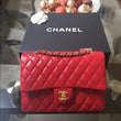 Chanel Lambskin Flap Bag Red