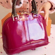 LV Alma BB Patent Leather Magenta