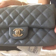 Chanel Mini Flap Bag Dark Grey