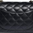 Chanel Classic Flap Maxi Black Lambskin-Gold Tone Metal