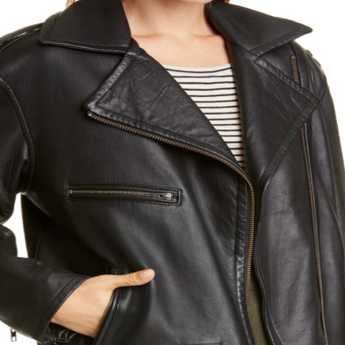 Leather Moto Jacket