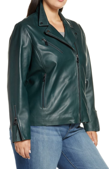 Lamb Leather Moto Jacket