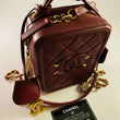 Chanel Small Vanity Case Red