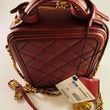 Chanel Small Vanity Case Red