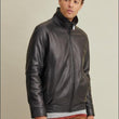 Thinsulate™ Lined Leather Bomber