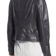 Lambskin Leather Moto Jacket