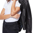 Rayven Leather Moto Jacket