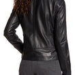 Meryl Classic Leather Biker Jacket