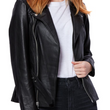 Dita Belted Leather Jacket