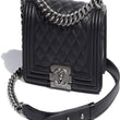 Small Boy Chanel Handbag Black-Ruthenium