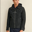 Thomas Leather Hooded Jacket