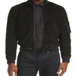 Suede Bomber Jacket