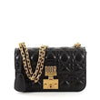 Dior Lambskin DiorAddict Flap Bag Black