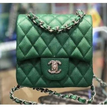 Chanel Classic Clutch With Chain – CWC Caviar Teal Gold-Toned