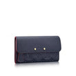 LV Pont-Neuf Wallet Monogram Empreinte leather Marine Rouge