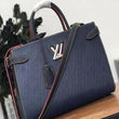 LV Twist Tote Epi Leather Indigo