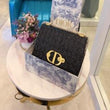 Dior Wavy-Effect 30 Montaigne Bag With Chain Black