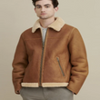 Zip Front Leather Jacket