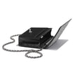 Chanel Wallet On Chain – WOC Grained Quilted Calfskin Black Studded
