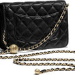 Chanel Wallet On Chain – WOC Lambskin Gold-Toned Metal Black