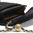 Chanel Wallet On Chain – WOC Quilted Lambskin Black Gold-Toned