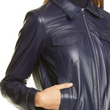 Trim Leather Jacket
