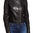 Neck Leather Jacket