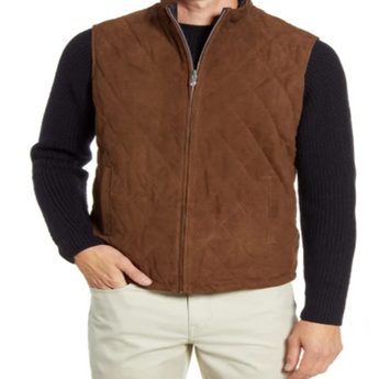 Reversible Suede Vest