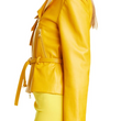Pebbled Leather Moto Jacket