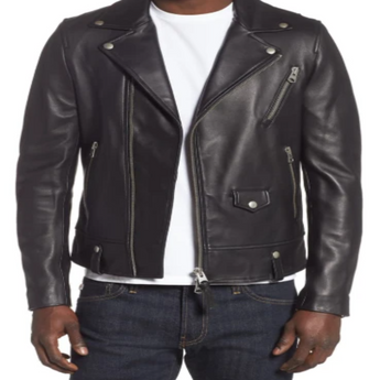 Fenton Leather Moto Jacket